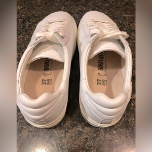 Birkenstock Women’s Men’s Bend Low White Leather Fashion Sneaker EUR 37